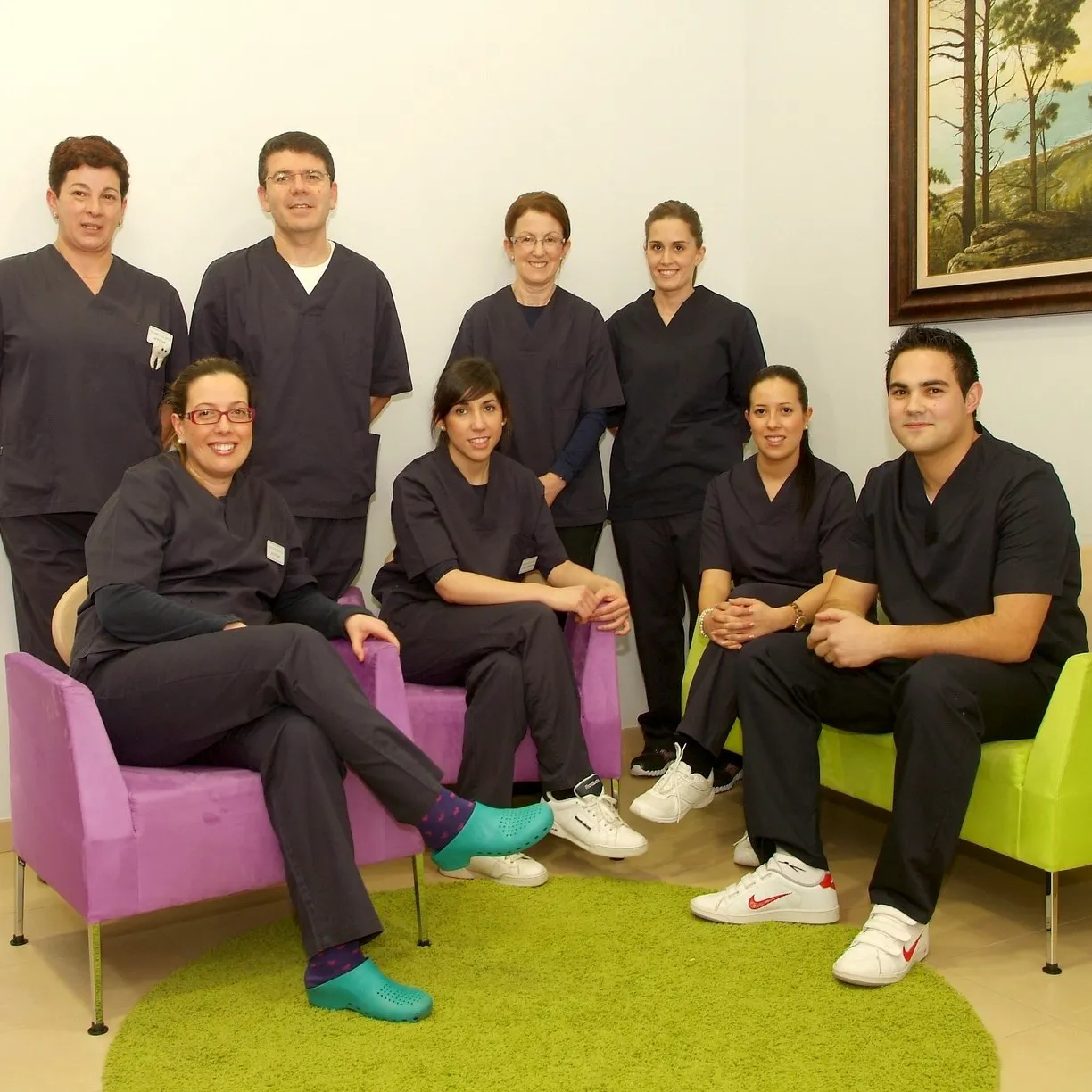 Equipo de profesionales de la Clínica Dental Ignacio Rodríguez Núñez